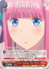 5HY/W83-E081 U  Honest Apology, Nino Nakano
