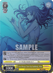 TRV/S92-E012 U  You Always Turn Up Suddenly, Hina