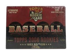 2006 Topps Rookies - 1952 Edition Baseball Box
