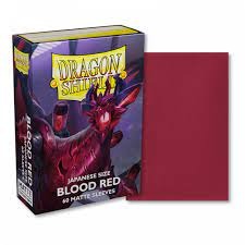 Dragon Shield Japanese Sized Card Sleeves (60 ct) - Matte Blood Red