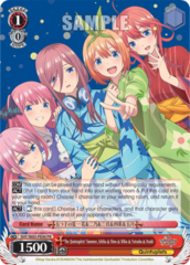 5HY/W83-PE06 PR  The Quintuplets' Summer, Ichika & Nino & Miku & Yotsuba & Itsuki