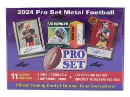 2024 Leaf Pro Set Metal Football (11 cards)