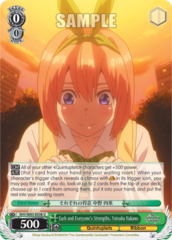 5HY/W83-E038 U  Each and Everyone's Strengths, Yotsuba Nakano