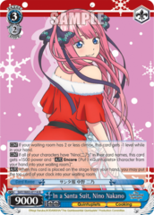 5HY/W83-E114 R  In a Santa Suit, Nino Nakano