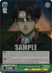 AOT/SX04-032	R Levi: Keeping Watch