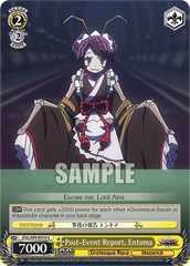 OVL/S99-E014 U  Post-Event Report, Entoma