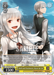 Gok/WS02-E024 C Wolf and Parchment, Myuri & Col
