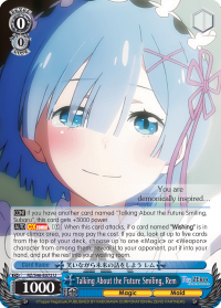 RZ/S46-E072 U  Talking About the Future Smiling, Rem