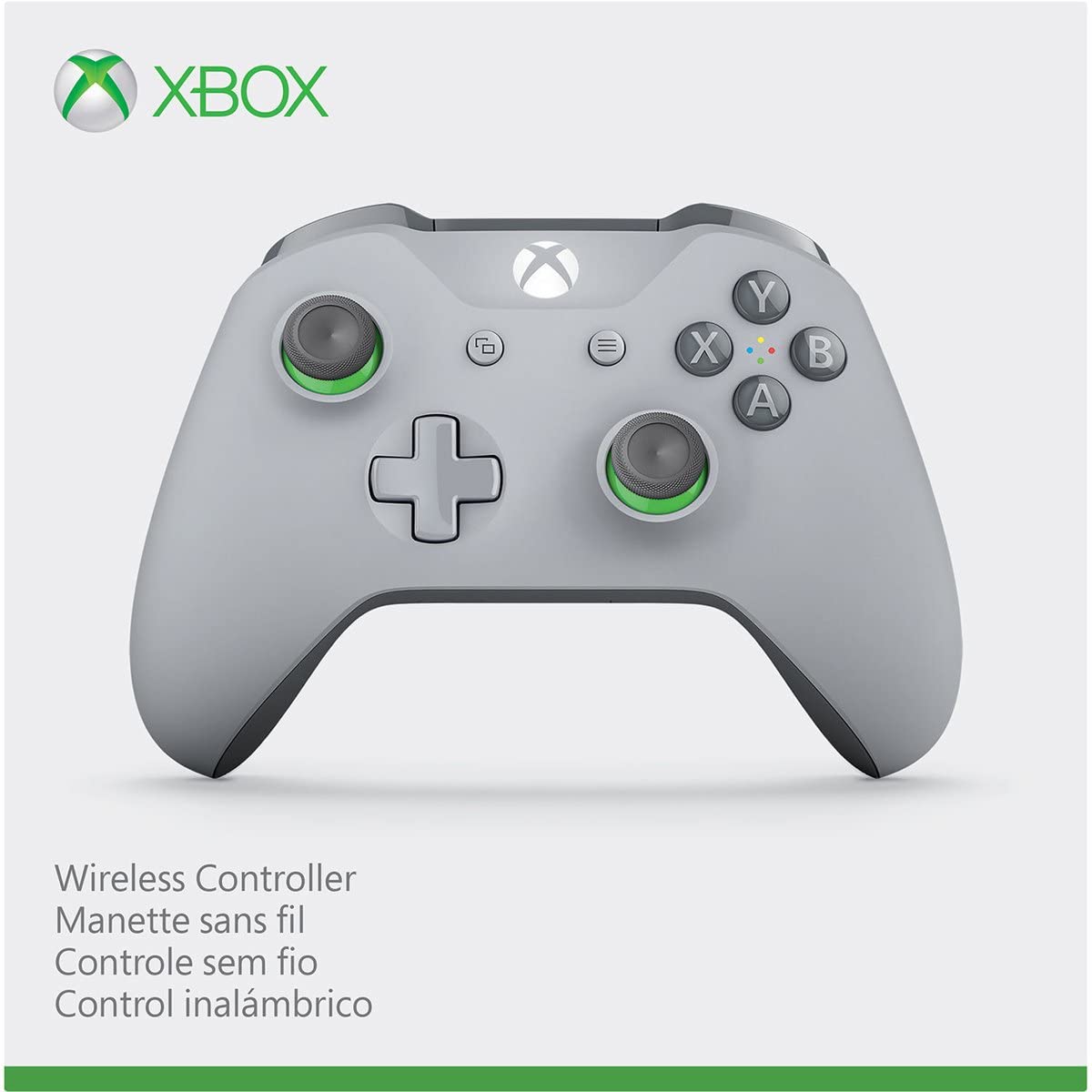 MICROSOFT Wireless XBOX Controller - Grey/Green