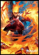 MAGIC: The Gathering Players Card Sleeve WAR of the Spark Chandra, Fire Artisan MTGS-101