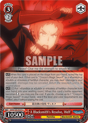 DDM/S88-E059 U  A Blacksmith's Resolve, Welf