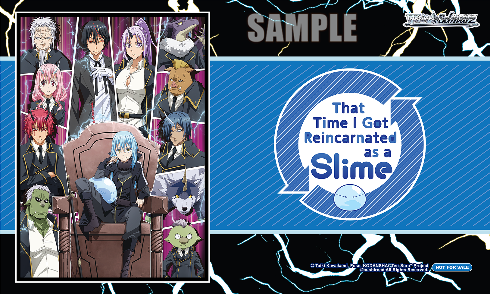 Weiss Schwarz That Time I Got Reincarnated As A Slime Vol. 3 Playmat (Case  Exclusive) - Weiss Schwarz EN Products » WS Sealed Products ENGLISH » Weiss  Schwarz Playmat - Treasure Chest Games