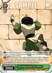 ATLA/WX04-025 R  Toph: Stopping Library From Sinking