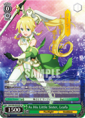 SAO/S80-E033SP SP  As His Little Sister, Leafa