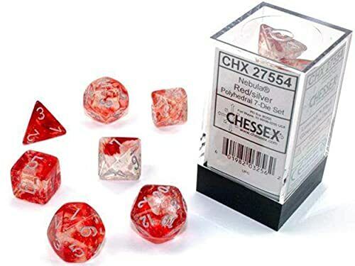 7-Die Set Nebula Red/Silver - 27554