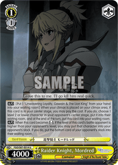 FGO/S87-E014 U  Raider Knight, Mordred