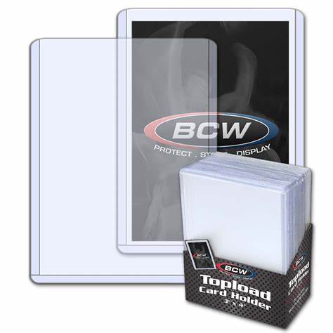 BCW Topload Card Holder (3x4) - 20 Pt. 25CT