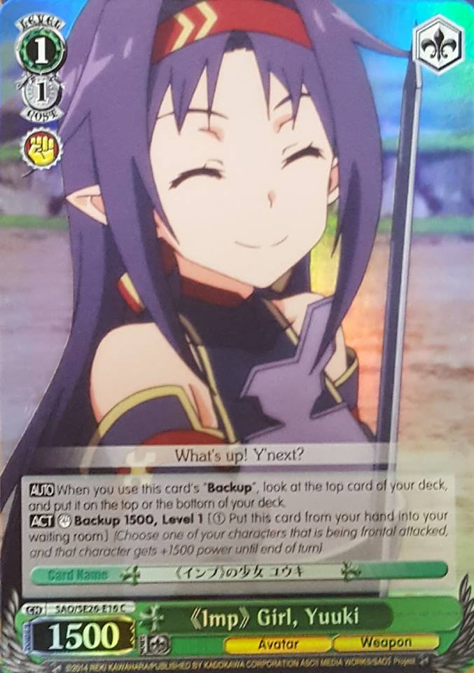 SAO/SE26-E16 C Imp Girl, Yuuki - Foil