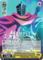 OVL/S99-E013 U  A Demand for an Exchange, Momon