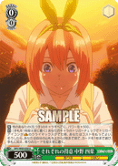 5HY/W83-038 U Yotsuba Nakano, Each One's Strength