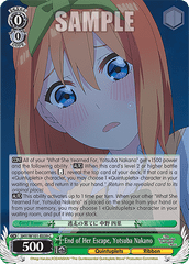 5HY/W101-E039 C  End of Her Escape, Yotsuba Nakano