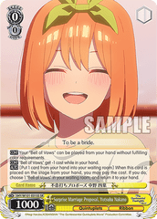 5HY/W101-E015S SR Surprise Marriage Proposal, Yotsuba Nakano
