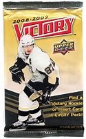 2008/09 Upper Deck Victory Hockey Pack (6 cards)