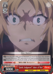 APO/S53-E040 U Quick Judgment Saber of Red