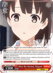 SHS/W71-E072 C  What She Wanted, Megumi