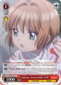 CCS/WX01-071 C  Sakura: Irresistible Pull