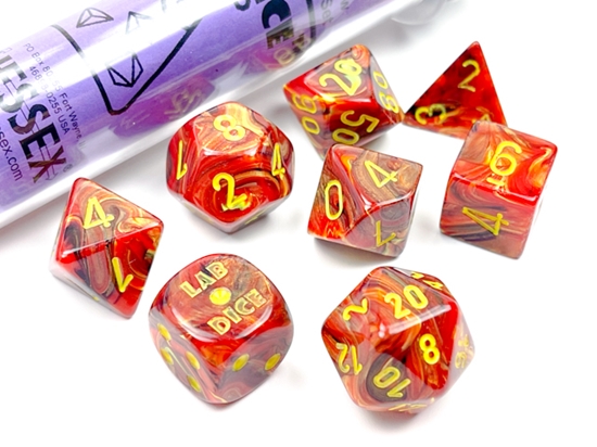 7-Die Set Vortex Underworld/Yellow - CHX30050