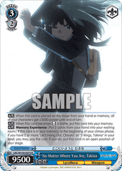 LRC/W105-E075	R No Matter Where You Are, Takina