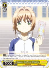 CCS/WX01-008 R  Sakura: Not Very Effective
