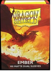 Dragon Shield Standard Card Sleeves (Box of 100) - Matte Dual Ember