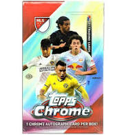 2021 Topps Chrome MLS Soccer Box (18 Packs)