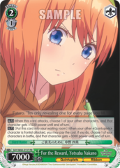 5HY/W83-E137 PR  For the Reward, Yotsuba Nakano