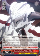 APO/S53-E029 R Secret of Pedigree Saber of Red