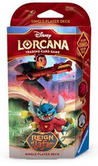 Disney Lorcana Reign of Jafar Starter Deck - Ruby/Steel