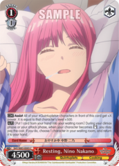 5HY/W83-E093 C  Resting, Nino Nakano