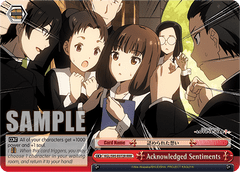 KGL/S95-E072R	RRR Acknowledged Sentiments