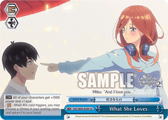 5HY/W90-E099 CR What She Loves
