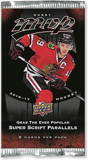 2016/17 Upper Deck MVP Hockey Pack
