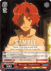 DDM/S88-E056 U  Message, Hephaistos