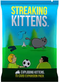 Exploding Kittens: Streaking Kittens Expansion Pack (15 cards)