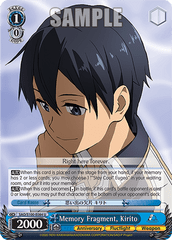 SAO/S100-E084	U Memory Fragment, Kirito