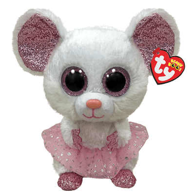 Nina White Ballerina Mouse (reg. 5-10)