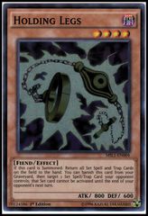 Holding Legs - MIL1-EN004 - Super Rare - 1st Edition