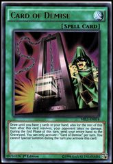 Card of Demise - MIL1-EN014 - Ultra Rare - 1st Edition