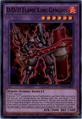 D/D/D Flame King Genghis - CT13-EN005 - Super Rare - Limited Edition