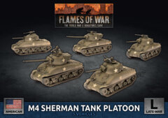 American M4 Sherman Tank Platoon